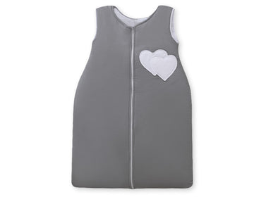 Hanging Hearts sovsäck - barnsovsäck - extra varm och mjuk, certifierad bomull