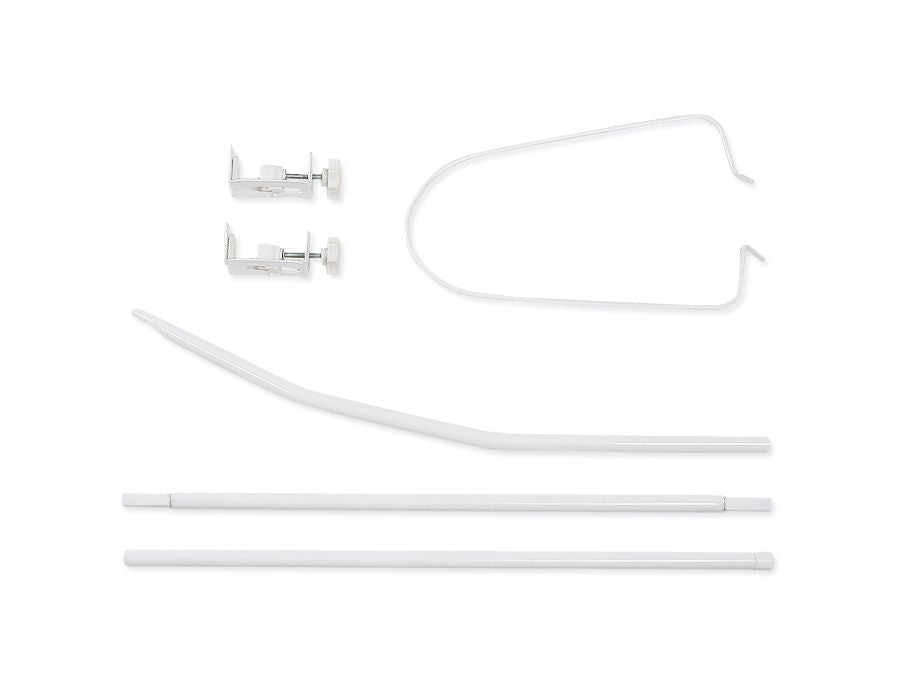 Tredelad baldakinstång - myggnätshållare - justerbar och robust ram för alla sängar