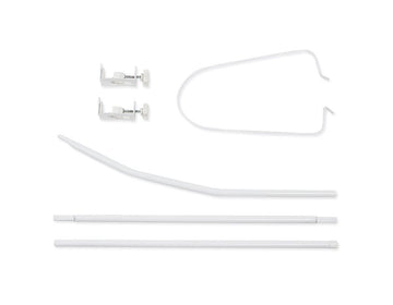 Tredelad baldakinstång - myggnätshållare - justerbar och robust ram för alla sängar