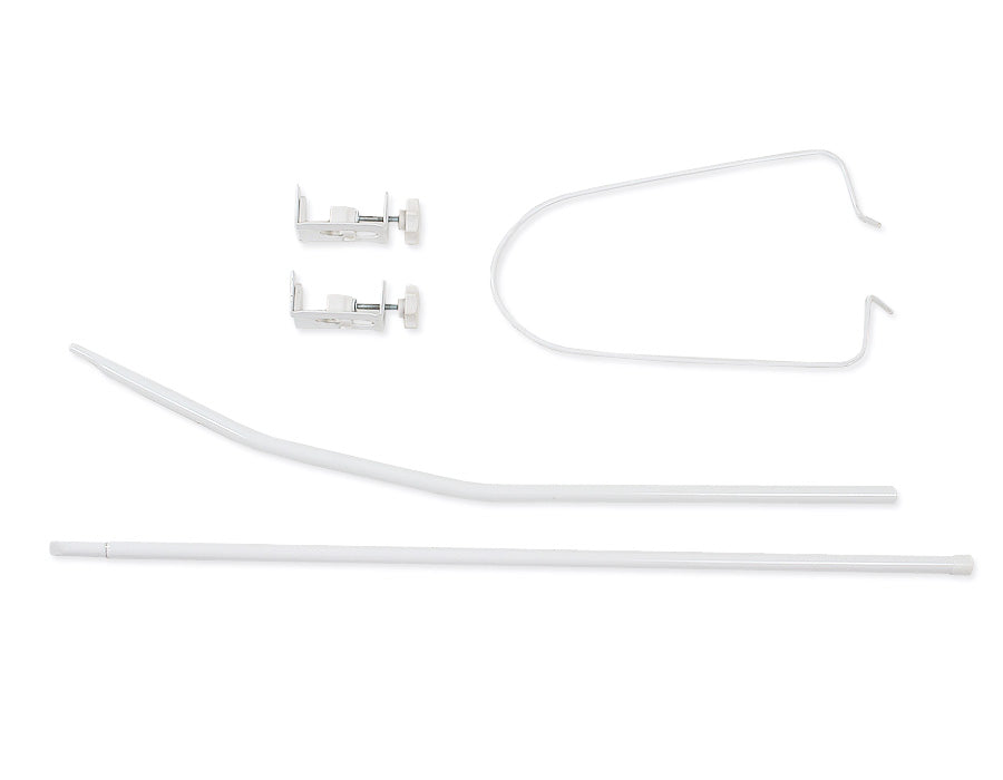 Tvådelad baldakinram - justerbar ram, lämplig för alla sängar och solskydd