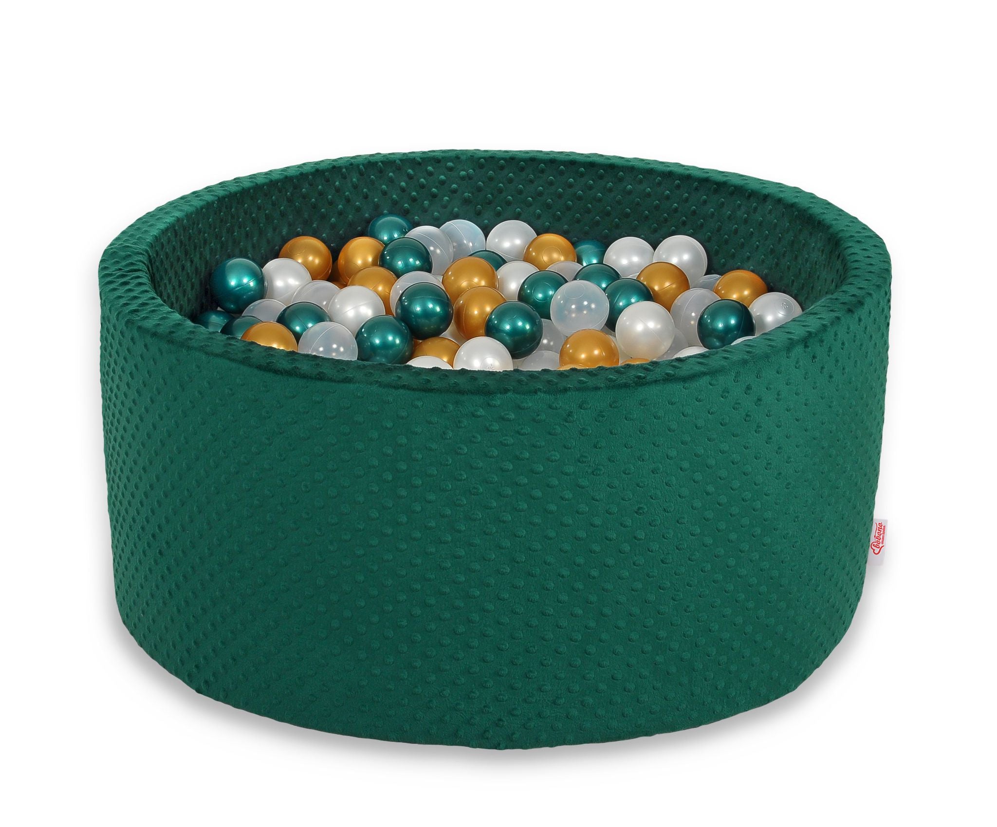 Ballenvijver - speelbad - veilig & zacht minky fleece, 200 ballen, afneembare hoes