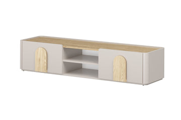 Amilio TV-meubel 170 cm met lade en softclose - Kasjmier & Geolied Eiken | Kleur: Kasjmier