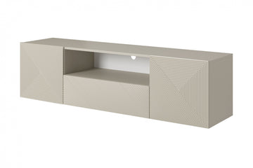 Asha TV-meubel 167 cm Hangend met Lade en Softclose Deuren | Kleur: Kasjmier