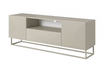 Asha TV-meubel 167 cm met lade en metalen frame - Modern, krasbestendig | Kleur: Kasjmier