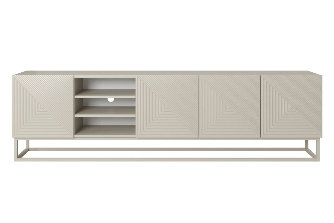 Asha TV-meubel 200 cm - Modern TV-kast met opbergruimte | Kleur: Kasjmier | Maat: 200x56x40 cm