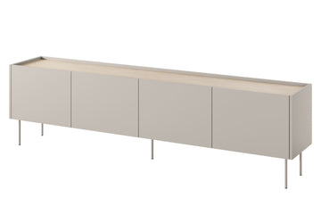 Desin TV-meubel 220 cm met 2 verborgen lades - Modern design | Kleur: Kasjmier/Nagano eik