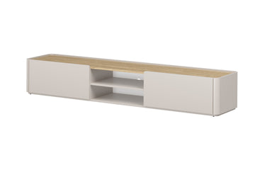 Elivo TV-meubel 220 cm met lade - Modern design, geruisloze sluiting | Kleur: Kasjmier / Geolied