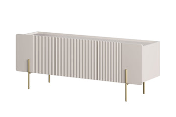 Malmi TV-meubel 150 cm - Kasjmier met gouden poten | Kleur: Kasjmier/Goud | Maat: 150x57x42 cm