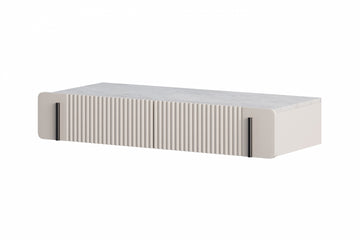 Malmi 100 cm Hangende Kaptafel met Laden - Modern & Ruimtebesparend | Kleur: Kasjmier, Crema