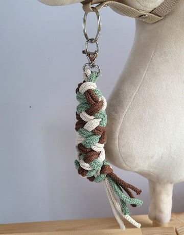 Dubbelkoppel för häst - handgjort koppel - allergivänligt och förhindrar skav