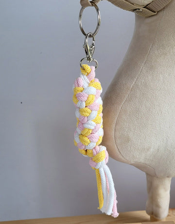 Dubbelkoppel hobbyhäst - handgjort koppel - allergivänligt och förhindrar skav