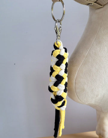 Dubbelt repkoppel för hobbyhäst – bekvämt och slitstarkt, handgjort bomullsmaterial