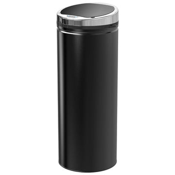 Sensor afvalbak - RVS prullenbak | Kleur: Zwart | Afmetingen: 30.5x30.5x81.5 cm