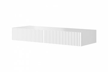 Nicole hangende kaptafel met lades – strak design | Kleur: Mat wit | Maat: 100x15x41 cm