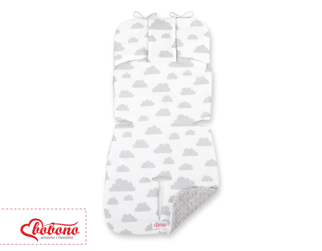 Dubbelsidig barnvagnsinlägg – extra mjukt och bekvämt för barnet