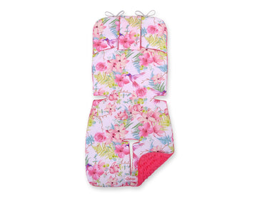 Dubbelsidig barnvagnsinlägg - barnvagnsmatta - extra mjuk och bekväm för bebisar