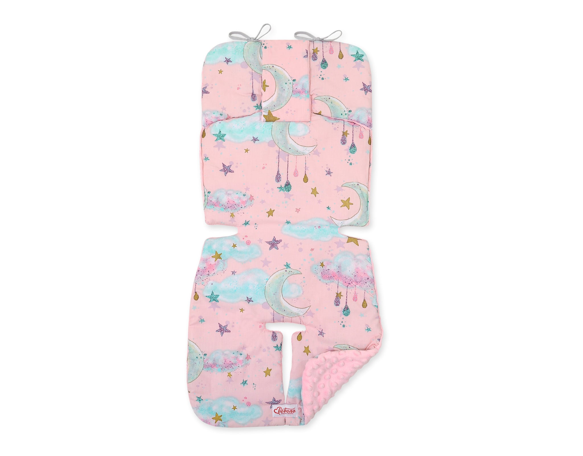 Dubbelsidig barnvagnsinlägg - babymadrass - extra mjuk och andningsbar för bekväm resa