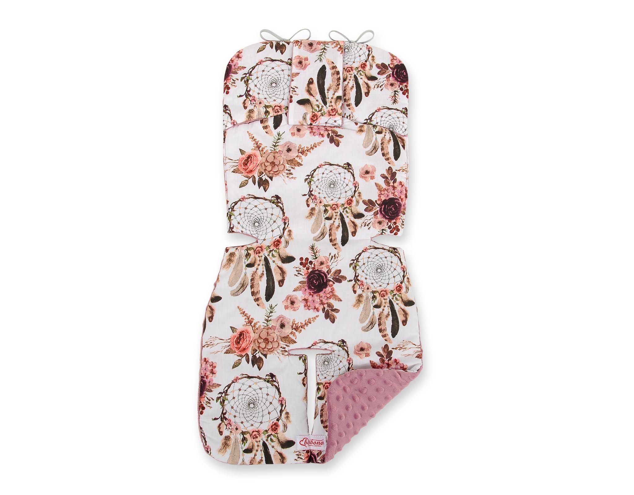 Dubbelsidig barnvagnsinlägg - barnvagnsmatta - supermjuk och universell passform