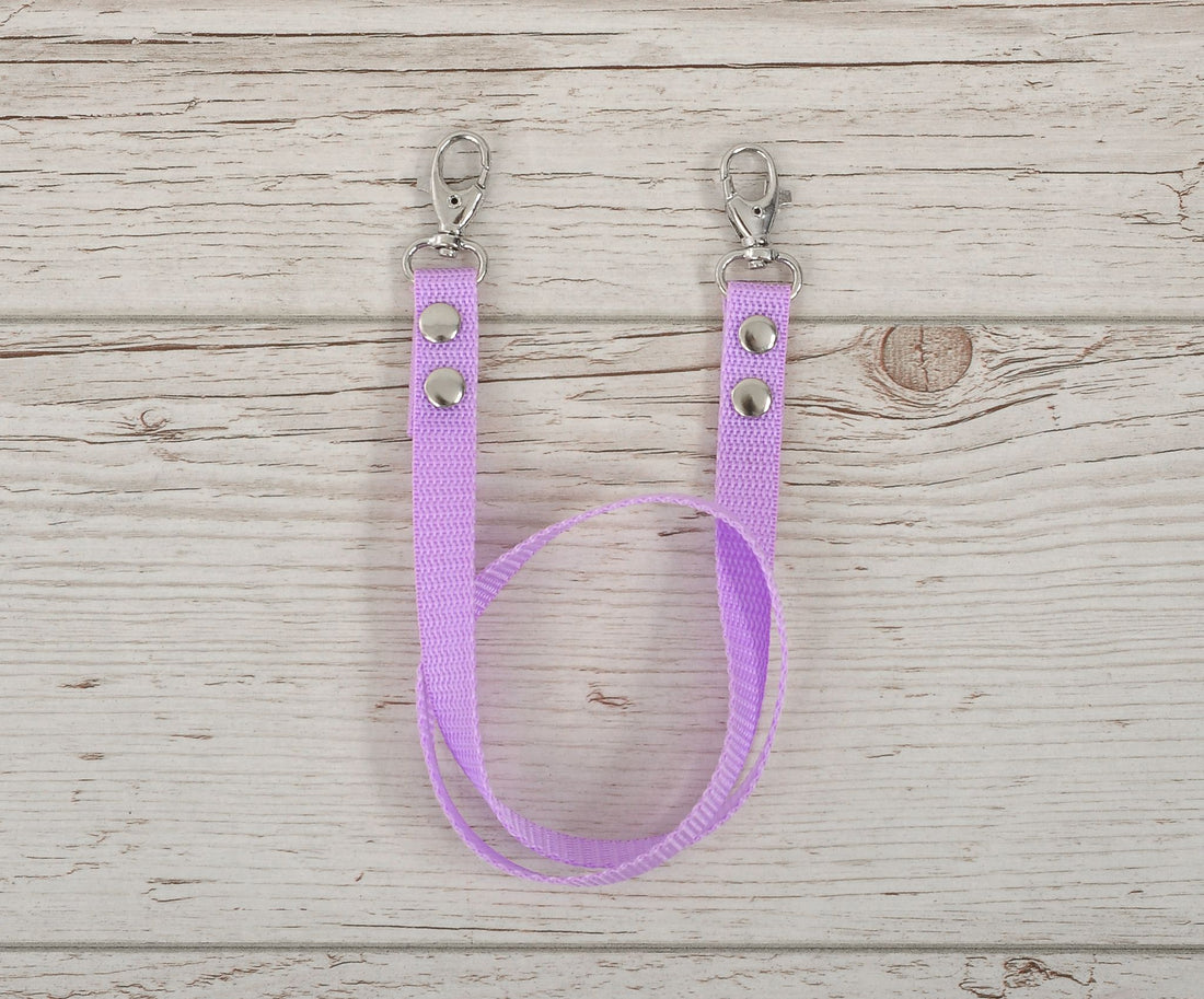 Hobby Horse tyglar - hästsele - slitstark nylon, lätt att fästa - lila