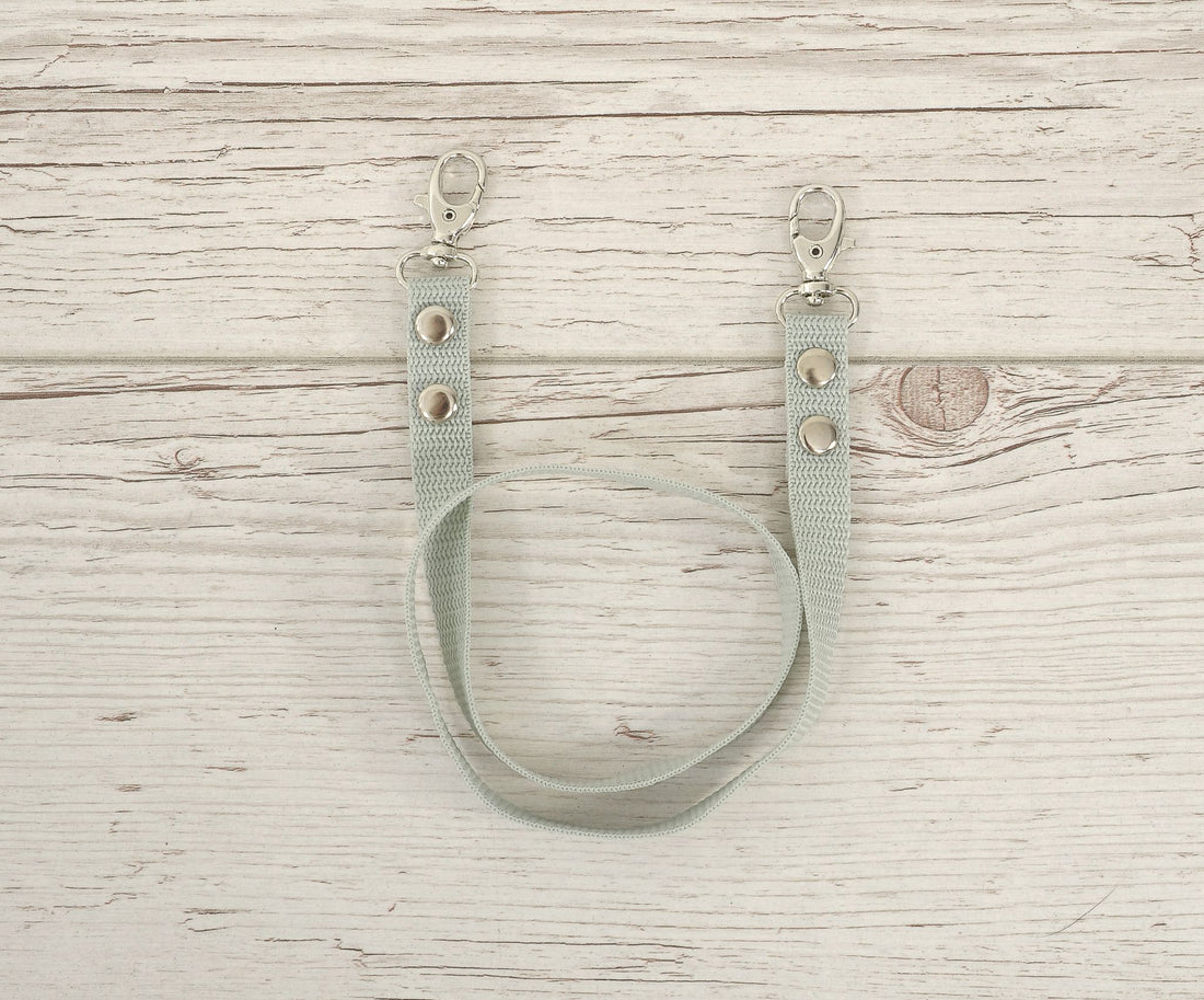 Klibbshästtyglar - haltertyglar - robust och smutsavvisande nylon, salviagrön