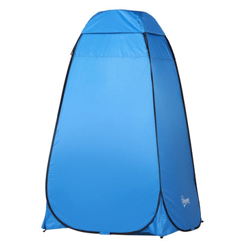 Pop-up toilettent, douche- en omkleedtent | Kleur: Hemelsblauw | Afmetingen: 120x120x190 cm