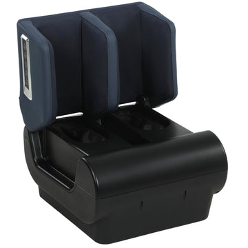 2-in-1 beenmassageapparaat | Kleur: Blauw+Zwart | Afmetingen: 37x38x46 cm