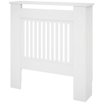 Radiatorombouw met opbergruimte - Radiator cover | Kleur: Wit | Afmetingen: 78x19x81 cm