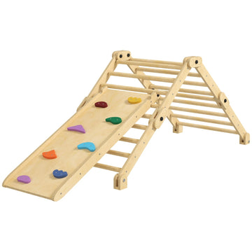 3-in-1 Klimrek voor Kinderen - Montessori | Kleur: Meerkleurig | Afmetingen: 70x175x89 cm