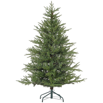 Kunstkerstboom 150 cm met realistische takken | Kleur: Groen | Afmetingen: 95x95x150 cm