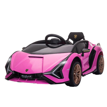 Elektrische kinderauto - Roze, 3-5 km/u | Kleur: Roze | Afmetingen: 62x108x40 cm