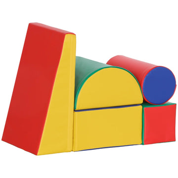 Zachte foam bouwblokken, 5-delige set | Kleur: Meerkleurig | Afmetingen: 40.6x40.6x20.3 cm