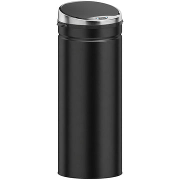Sensor afvalbak 50L met infraroodsensor | Kleur: Zwart | Afmetingen: 30,5x30,5x81,5 cm