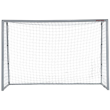 Draagbaar voetbaldoel | Kleur: Grijs | Afmetingen: 120x300x200 cm
