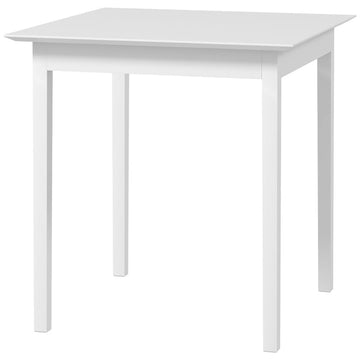 Vierkante eettafel - Keukentafel | Kleur: Wit | Afmetingen: 75x75x76 cm