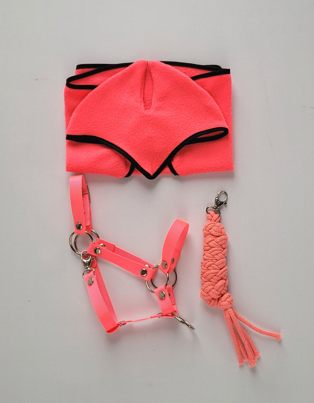 Verstelbare halster - paardenhalster - duurzaam neon nylon voor Hobby Paard A3