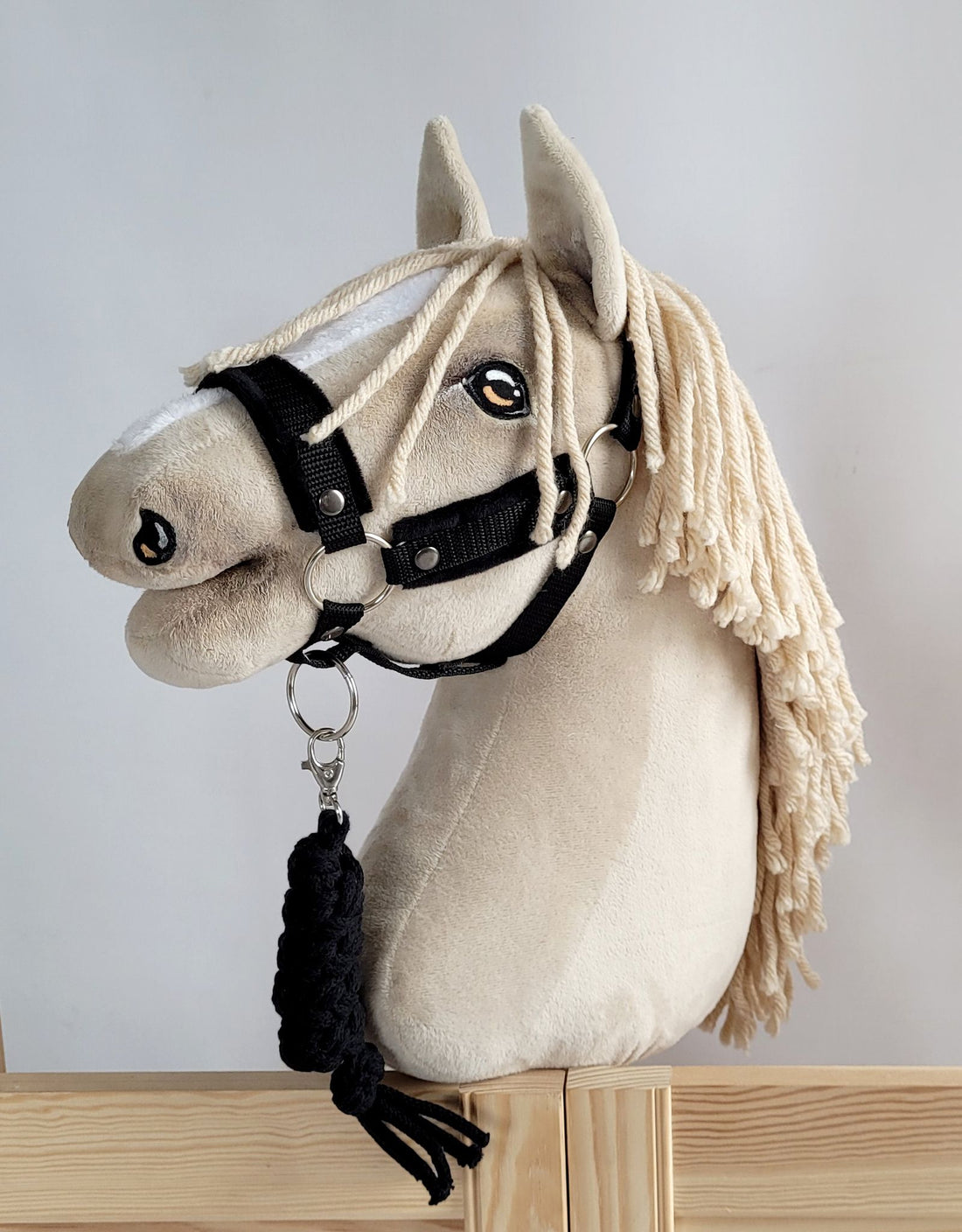 Teugel voor hobby paard - leidsel - comfortabel, anti-schuur, handgemaakt, dubbel gedraaid koord